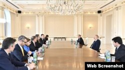 Президент Азербайджана принимает американскую делегацию, Баку, 27 апреля 2022 г․