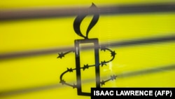 لوگوی عفو بین‌الملل