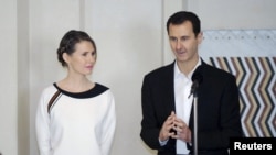 بشار اسد و همسرش اَسما الاخرس