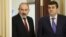 Armenian Prime Minister Nikol Pashinian (left) and Nagorno-Karabakh's separatist leader, Arayik Haratiunian. (file photo)