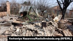 Разрушения в Каменском. Фотография сделана 2 апреля 2022 года