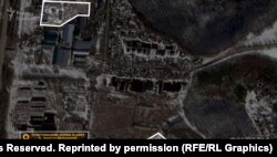 Супутниковий знімок Planet: с. Політотдельський Бєлгородської області, 24 лютого 2022 року