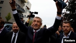 Андрей Бабіш в Празі 4 жовтня 2025 року 