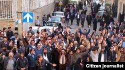 اعتراض دراویش در دی ماه گذشته در تهران