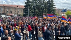 Ընդդիմության հանրահավաքը Գյումրիում։ 8-ը մայիսի, 2022