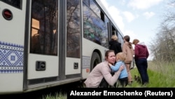 «Ազովստալից» Զապորոժիե տարհանվող քաղաքացիներ, 2-ը մայիսի, 2022թ,