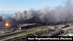 Завод «Азоўсталь» у Марыюпалі