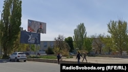 Білборди в окупованому Бердянську до 9 травня