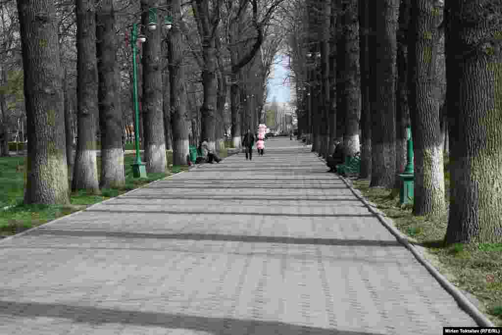 В центре парка, там где сходились аллеи, 1 января 1918 года состоялся митинг, на котором признали Советскую власть