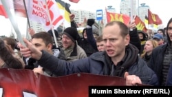 2019-njy ýylyň noýabr aýynda Moskwada milletçi ýörişe gatnaşyjylar