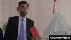 Фото с церемонии бракосочетания Сухроба и Хосият