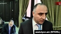 Начальник Специальной следственной службы Сасун Хачатрян беседует с журналистами, Ереван, 28 июня 2018 г․ 
