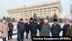 Акция дольщиков, которые заявляют, что были обмануты жилищно-строительными кооперативами.