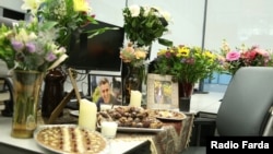 میز خالی رضا در تحریریه وب‌سایت رادیوفردا