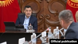 Президент Садыр Жапаров.