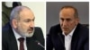 Премьер-министр Армении Никол Пашинян, экс-президент Армении Роберт Кочарян (комбинированная фотография).