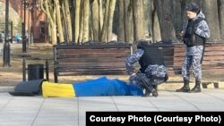 Акція у Великому Новгороді, Росія, 11 квітня 2022 року