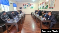 Встреча делегаций Кыргызстана и Таджикистана, 12 апреля 2022 г.