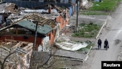 Украинанын түштүк-чыгышындагы Мариупол шаары. 18-апрель, 2022-жыл.