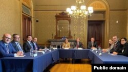 USA - U.S. National Security Adviser Jake Sullivan hosts talks between Armenian and Azerbaijani officials, Washington, September 27, 2022.