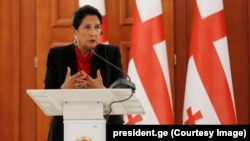 Президент Грузии в Кишиневе, 17 октября