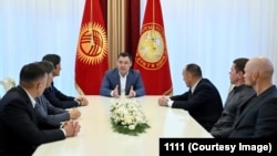 Президент Садыр Жапаров Манаслу чокусун багындырган альпинисттерге жолугушту. Бишкек. 10-октябрь, 2022-жыл
