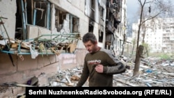 Разрушение жилых домов в Северодонецке