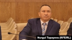 Потенциальный кандидат на пост президента от партии ОСДП Нурлан Ауесбаев. 7 октября 2022 года