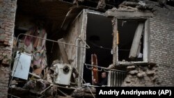 Константиновка. Калктуу конушка жасалган чабуулдан кийинки кийинки көрүнүш.