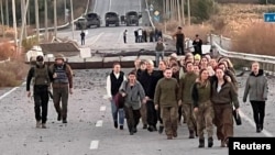 Орус туткунунан бошотулган украиналыктар. 17-октябрь, 2022-жыл