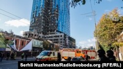 Наслідки російського обстрілу, Київ, 10 жовтня 2022 року