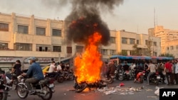 Ирандагы нааразылык акциялары. Иллюстрациялык сүрөт.