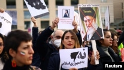 تجمع اعتراضی در آلمان برای بیان همبستگی با معترضان در ایران