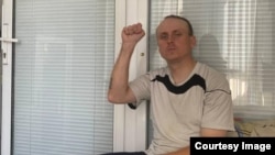 Russian anti-war activist Aleksei Onoshkin 