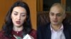 Министр юстиции Армине Ованнисян  и оппозиционер Левон Зурабян 