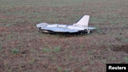 Один из российских дронов типа "Гербера", упавших в ночь на 10 сентября на территории Польши