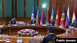 Заседание Совета министров иностранных дел стран СНГ в Душанбе, 13 мая 2022 г.