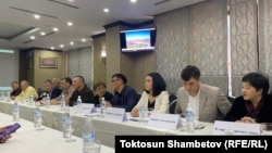 Апрель окуясынын жыйынтыгын талкуулаган тегерек үстөл. 5-апрель, 2022, Бишкек