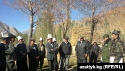 Встреча пограничников и местных жителей в Чаткальском районе