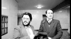 علیرضا نوری‌زاده در کنار صادق قطب‌زاده