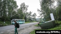 Наступствы моцнага ветру ў Менску ў 2016 годзе. Ілюстрацыйнае фота