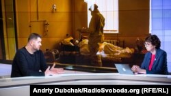 Під час запису програми "Суботнє інтерв'ю"