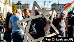 تظاهرات ضد یهودی‌ستیزی در برلین در اکتبر ۲۰۱۹