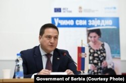 Education Minister Branko Ruzic (file photo)