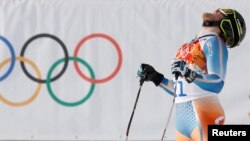 Норвегиялык спортчу Kjetil Jansrud, Сочи, 16-февраль, 2014.