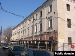 Будынак, дзе месьціўся Інбелкульт, на вул. Рэвалюцыйнай у Менску