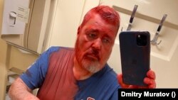 Дзьмітрый Муратаў пасьля нападу