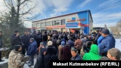 Митинг в Таласской области. 30 ноября 2021 года. 