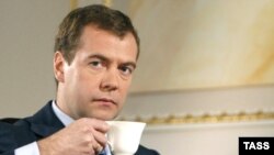 Дмитро Медведєв під час інтерв’ю агентству «Рейтер»