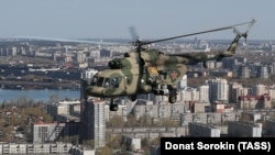 A Russian Mil Mi-8 helicopter (file photo)